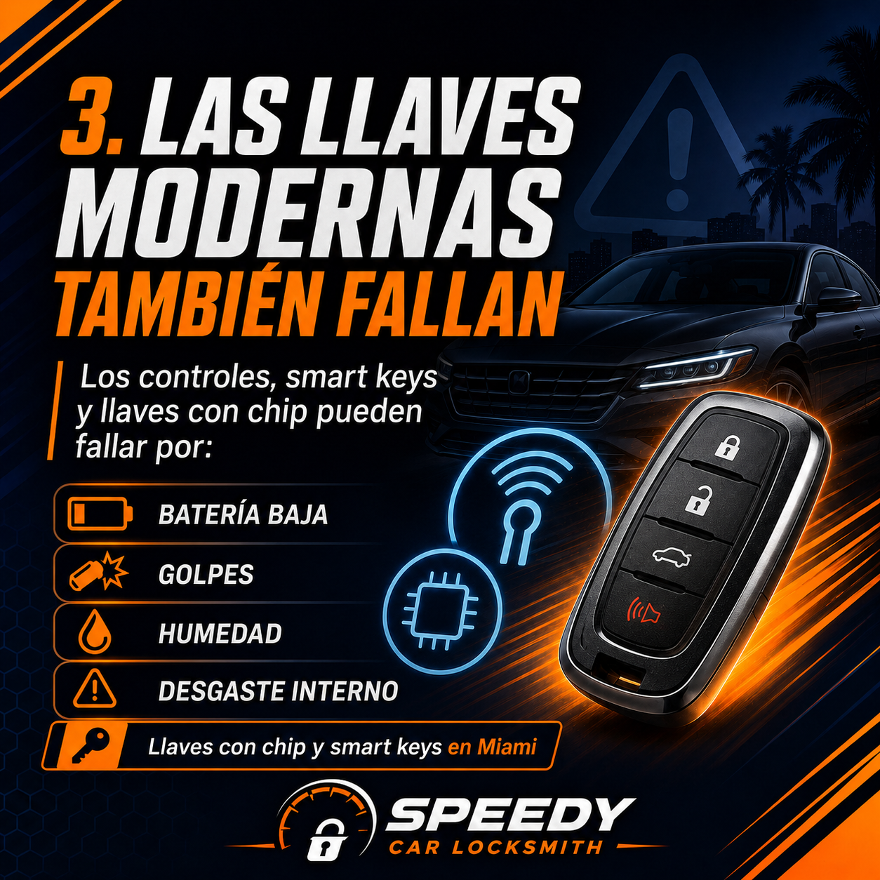 Segunda llave para evitar una emergencia con el carro Segunda llave para evitar una emergencia con el carro